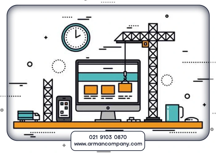 مراحل طراحی سایت فروش مصالح ساختمانی