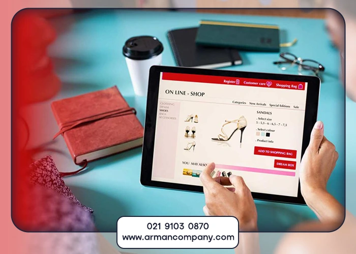 راهکارهای طراحی سایت کیف و کفش