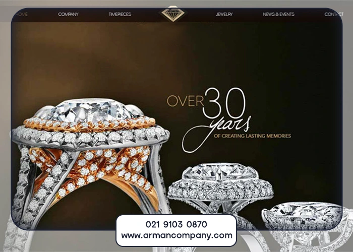 سئو سایت فروشگاه طلا و جواهر