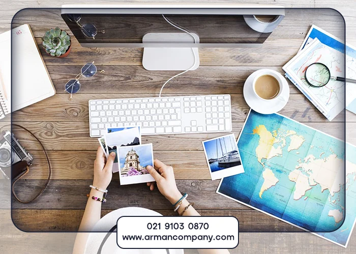 طراحی سایت گردشگری فروشگاهی