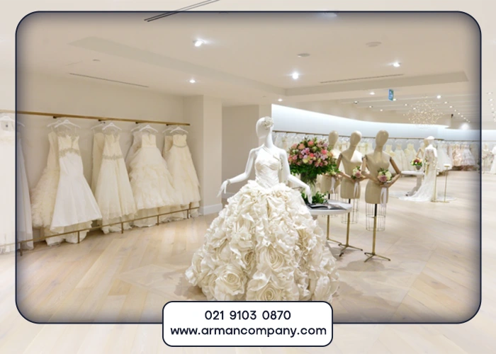 طراحی سایت مزون لباس عروس ریسپانسیو و بهینه